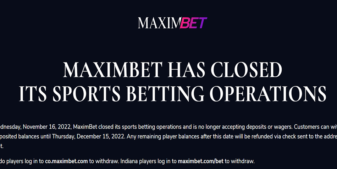 MaximBet Closed