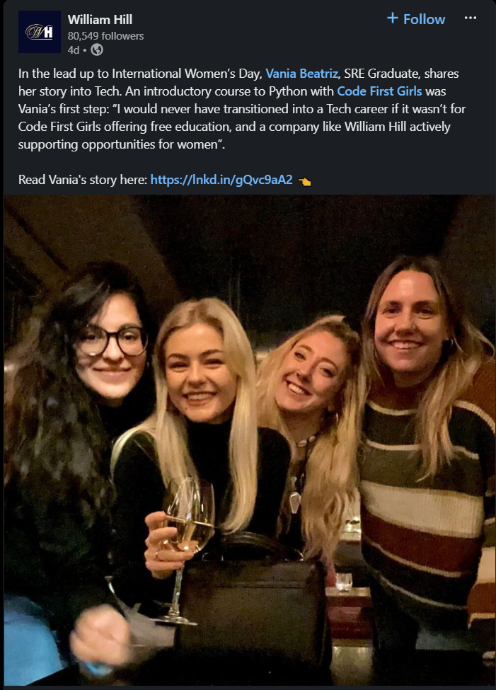 william hill gender equality scam