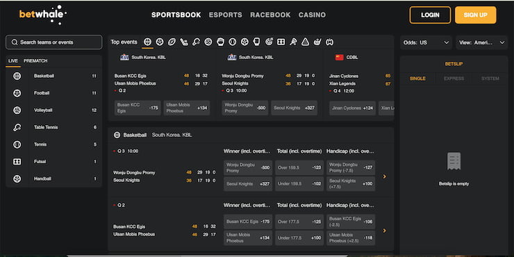 betwhale sportsbooks CA
