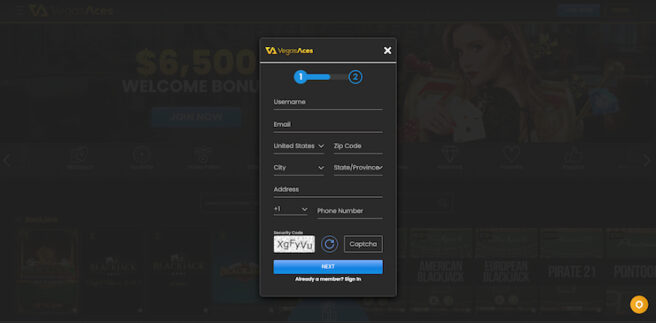 signing up to an IL online casino 