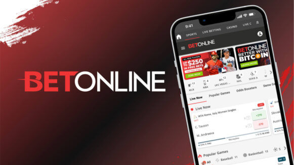 A snapshot of the BetOnline Hawaii sports betting site.