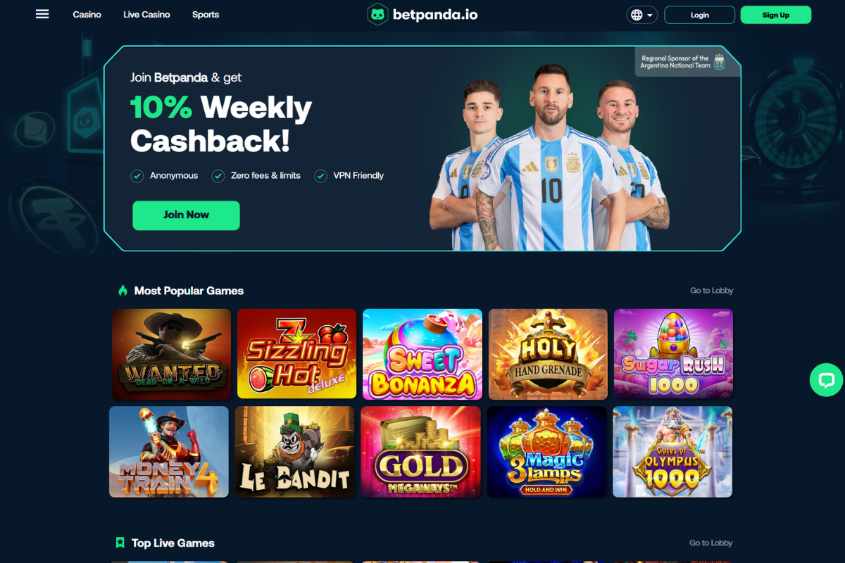 Betpanda betpanda No KYC crypto casino