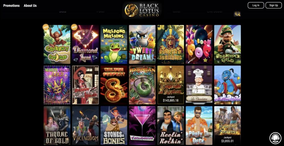 Black Lotus Casino Screenshot