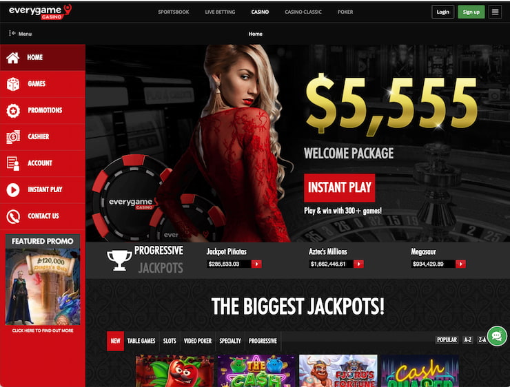 A look at Everygame's real money casino 
