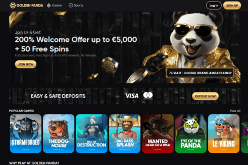 Golden Panda online casino Slovenija