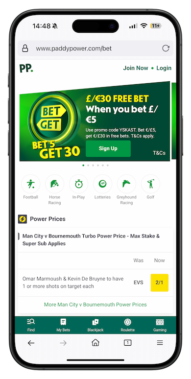Paddy Power Betting App UK