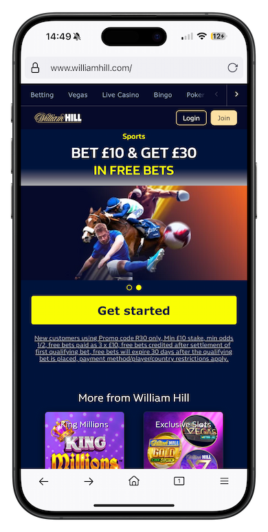 William Hill Betting App UK
