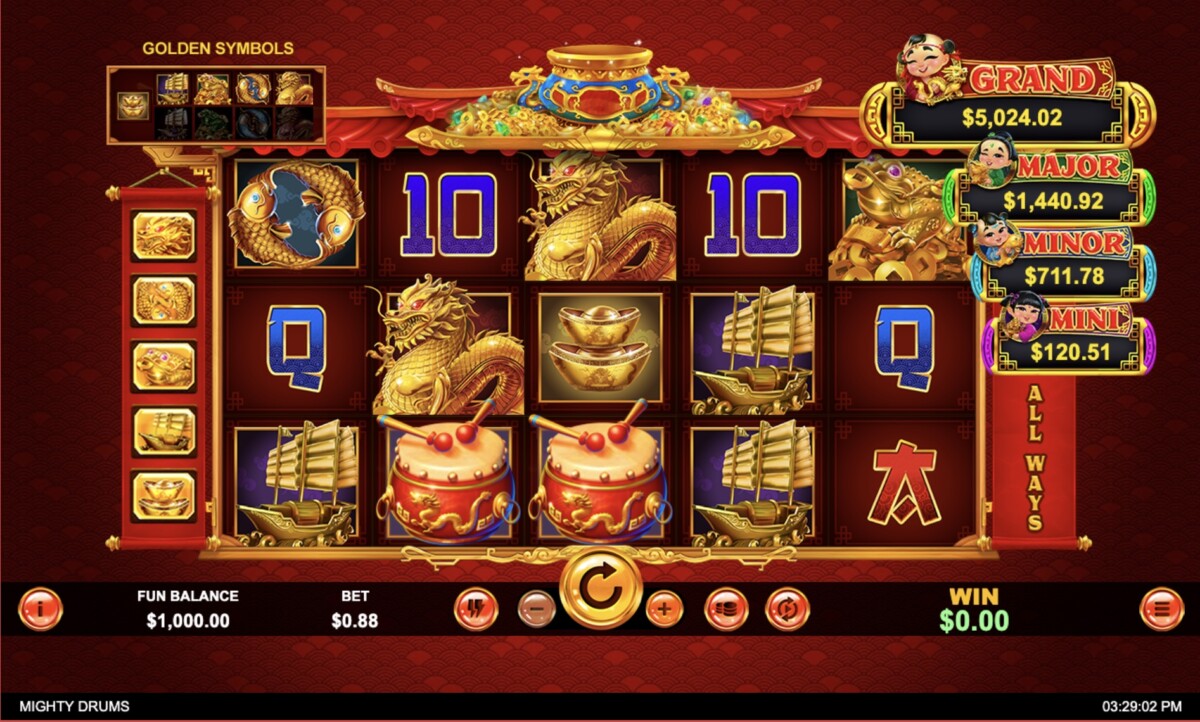 Mighty Drums Slot Screenshot