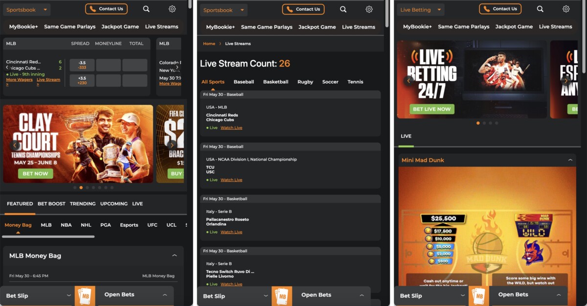 MyBookie App Screenshots