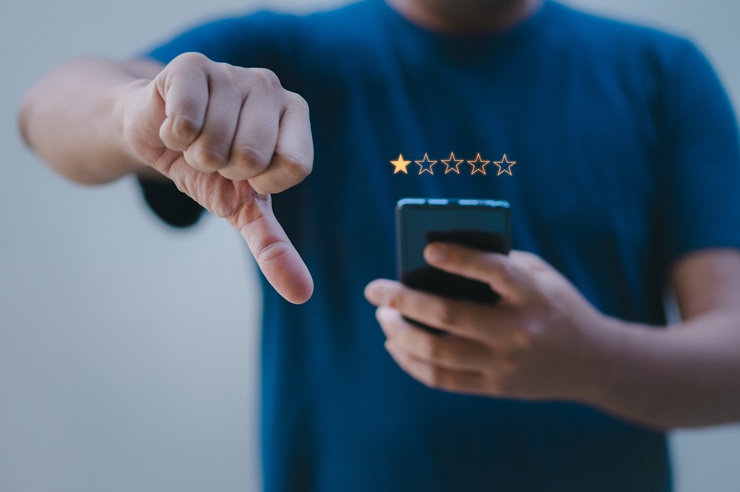 bad customer review