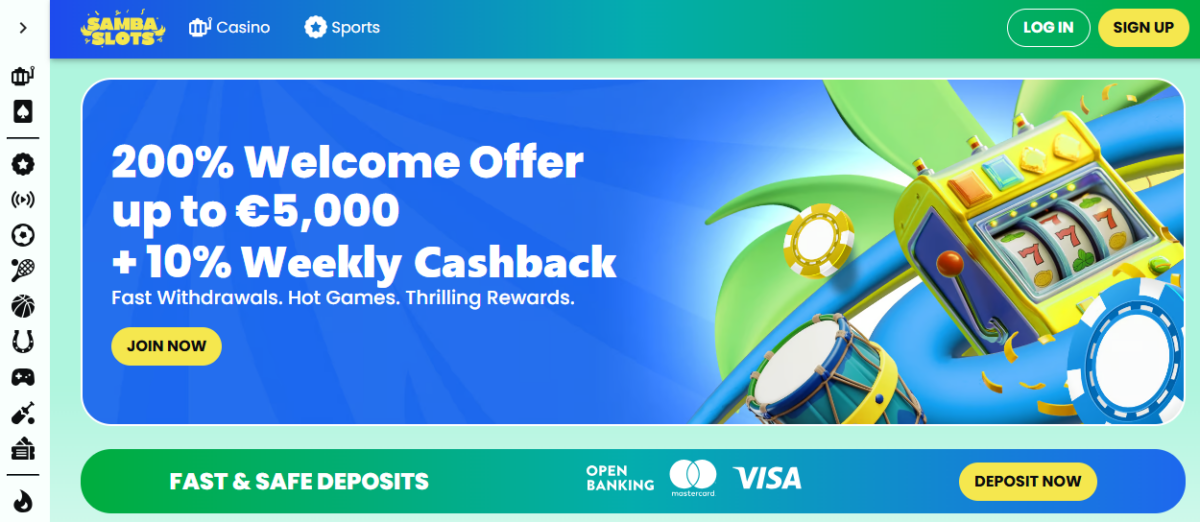 beste casino zonder cruks samba slots