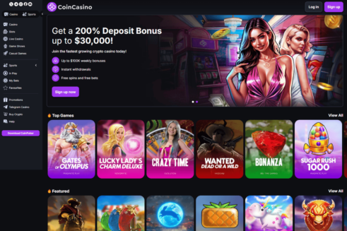 coincasino online casino Slovenija