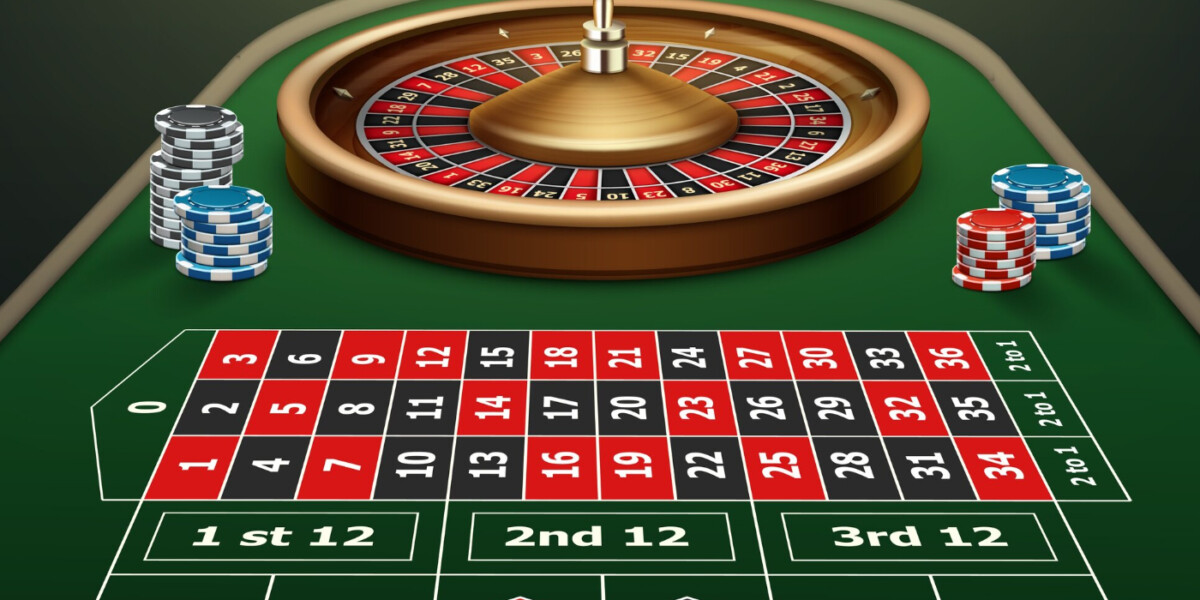 Casino blackjack table with cards and betting chips