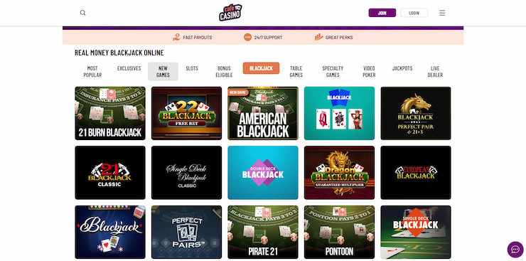 Cafe Casino’s blackjack page, which includes high-limit tables and multiple variants. Ideal for betting at an online casino for real money in Georgia.