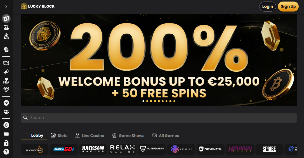 lucky block casino zonder cruks nederland
