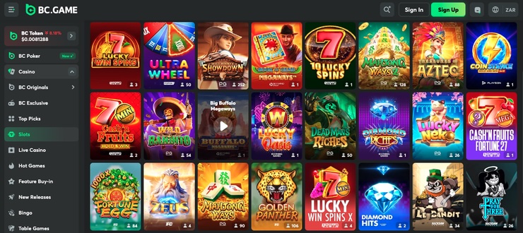 Exciting slot machines available at the best Solana online casinos, including jackpot slots and unique themes.