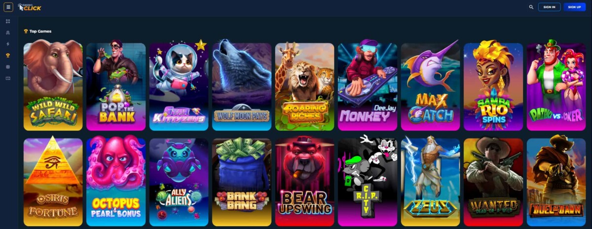 Casino.click lobby