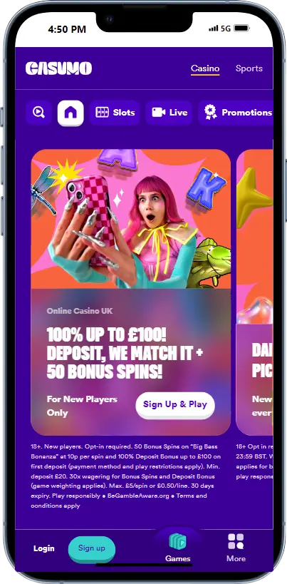 Casumo Casino App UK