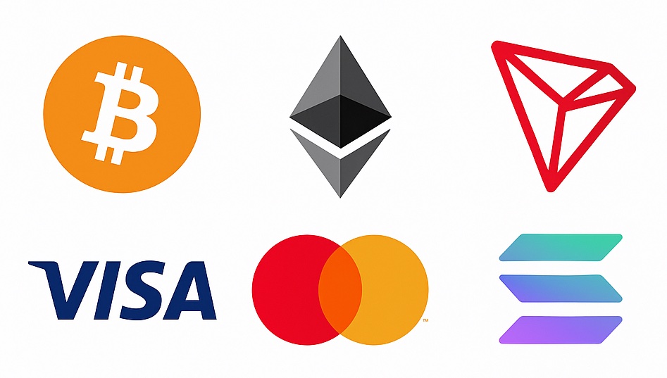 Crypto and Fiat Symbols for No KYC Page