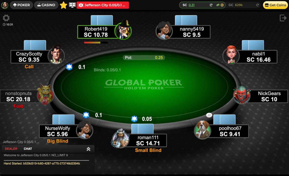 Global Poker Game