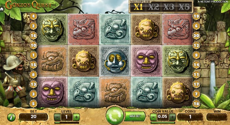 Gonzo's Quest Cascading Slot