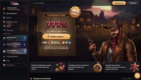 Mad Casino kasyno online