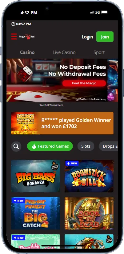 Magic Red Casino App UK