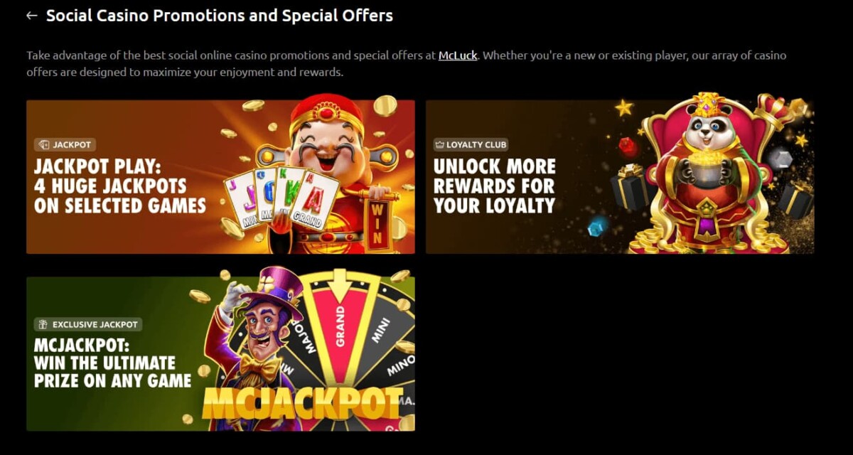 McLuck Ongoing Promos