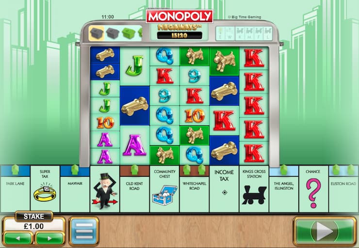 Monopoly Megaways Slot