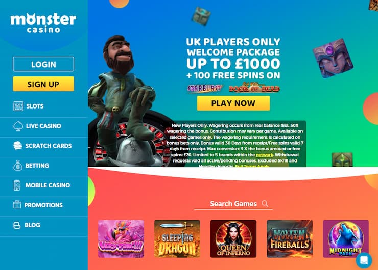 Monster Casino UK