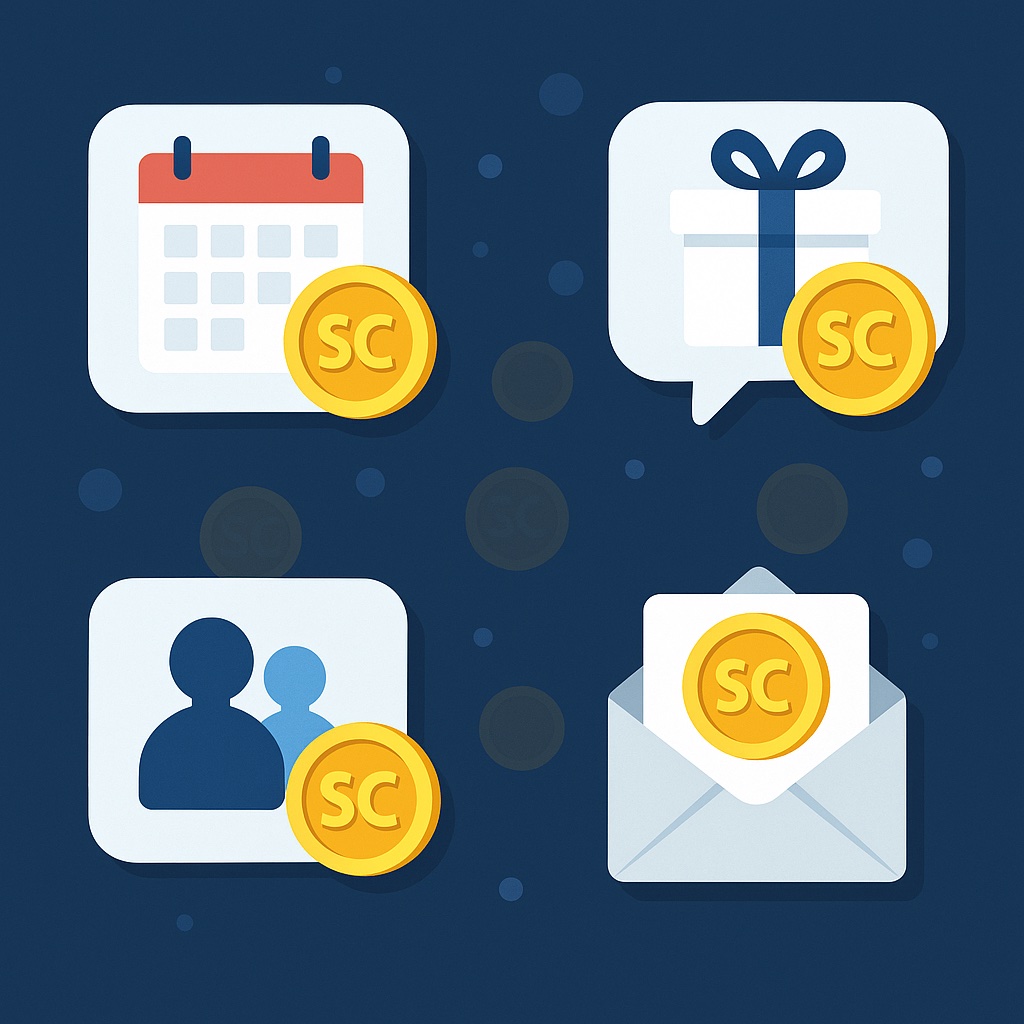 Other Types of No Deposit SC Bonuses