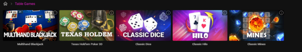 Pulsz Table Games