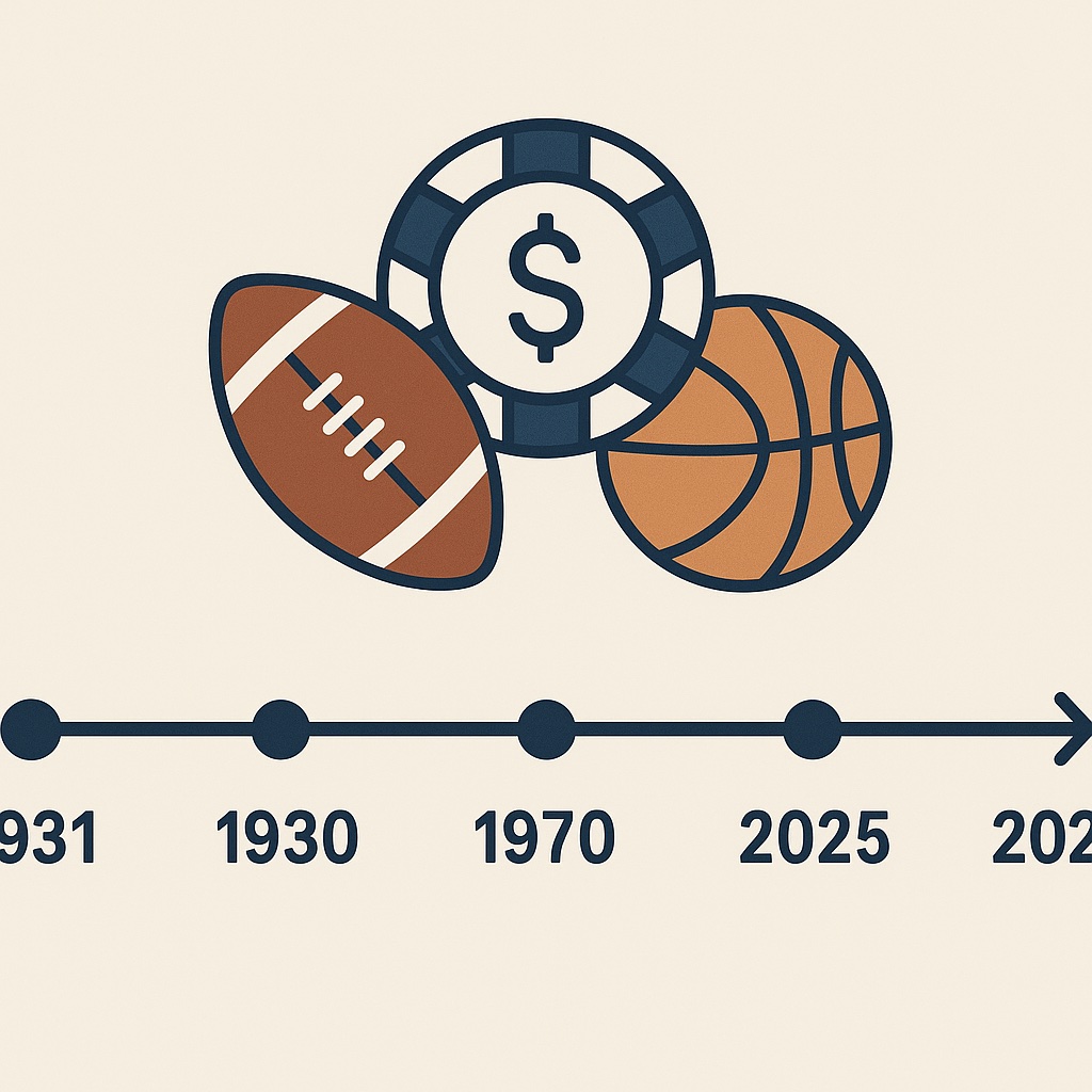 Timeline of US Sports Betting Laws