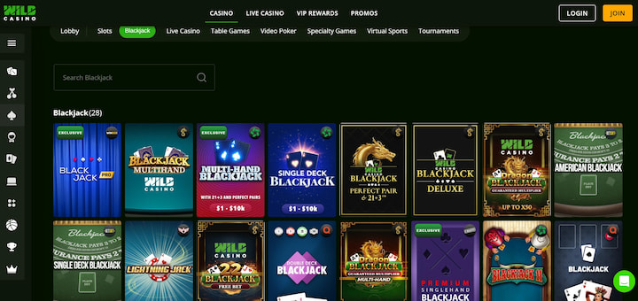 online blackjack games for florida casino players