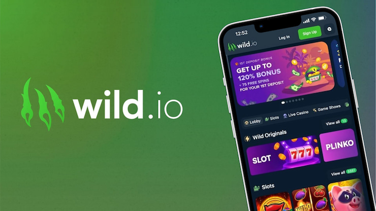 Wild.io Casino on mobile, a popular Washington State online casino.