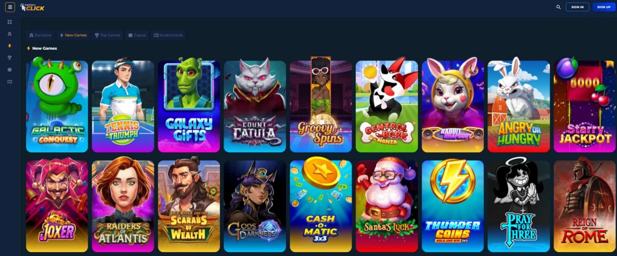 casino.click new games