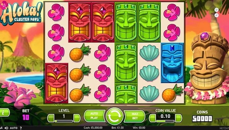 cluster pays slot at UK slots site