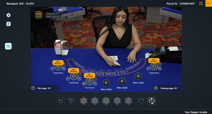 An image showcasing a round of Blackjack Early Payout at one of the best online casinos in Canada.