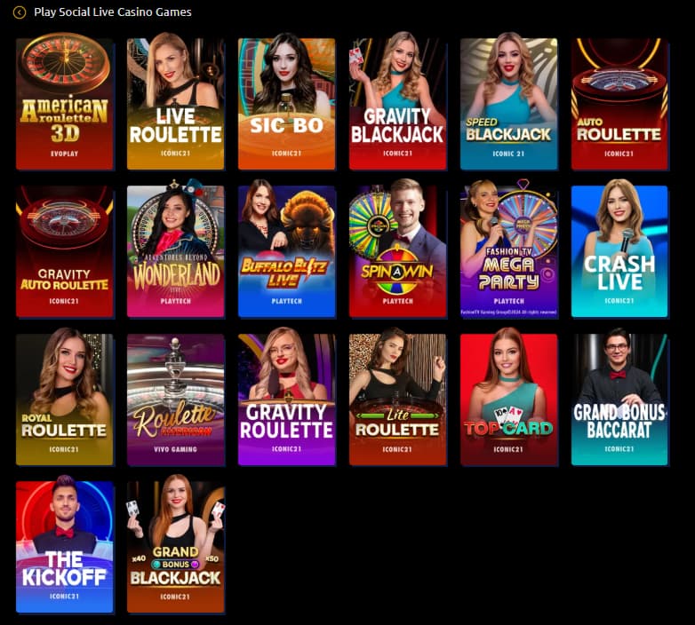 live dealer games at jackpota