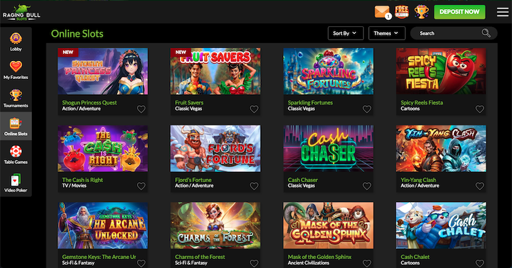 Raging Bull Online Casino Hawaii Slots