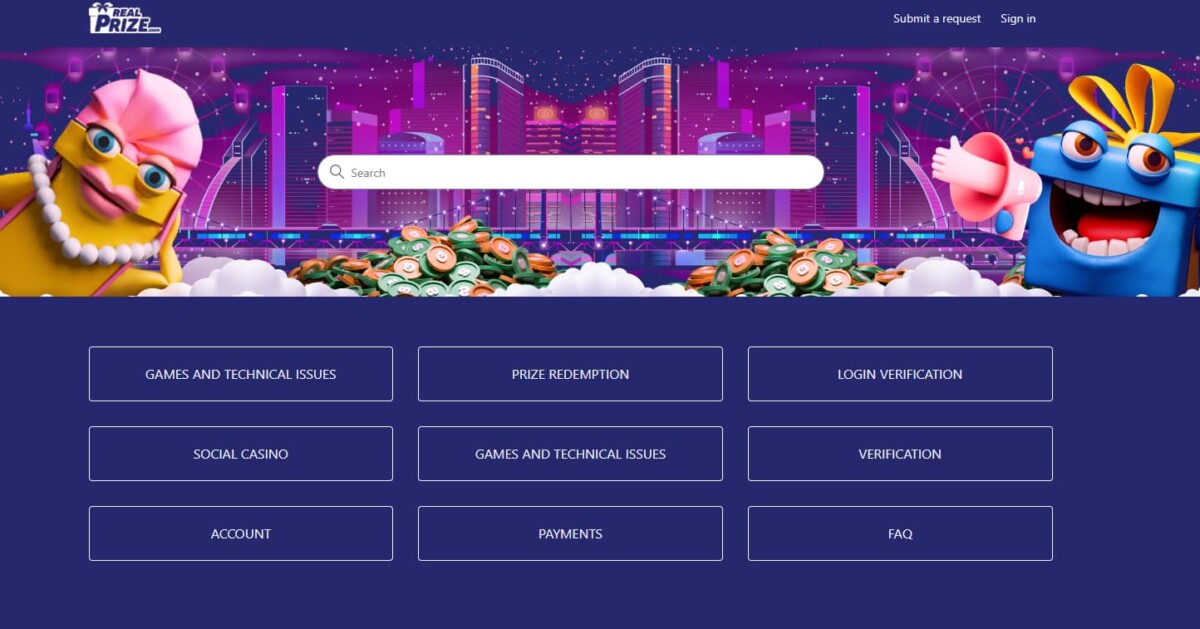 realprize customer service