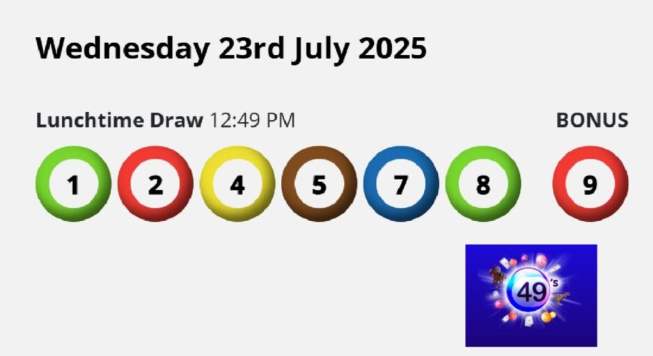 UK 49’s Lotto Produces Bizarre Sequence Of Winning Numbers