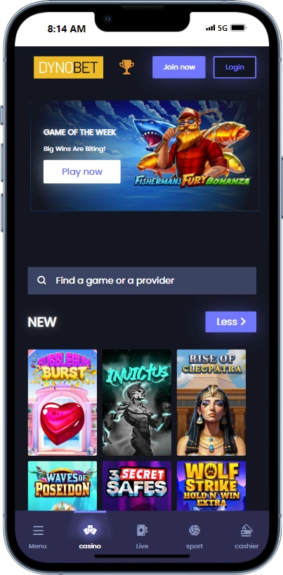 DynoBet Mobile Casino