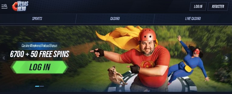 Online casino zonder iDIN Vegas Hero bonus