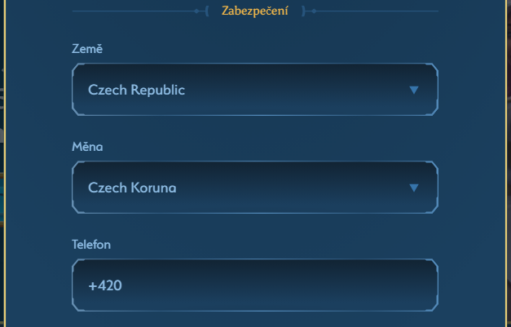 Po zadání těchto údajů se dostanete k informacím, které se týkají vaší lokace a kontaktů.