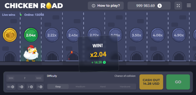 chicken road game - cash out
