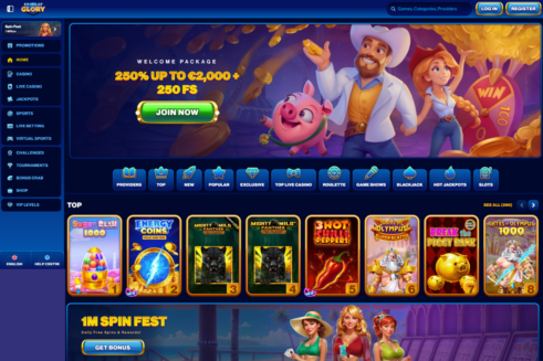 Spins of Glory zahraniční online casina