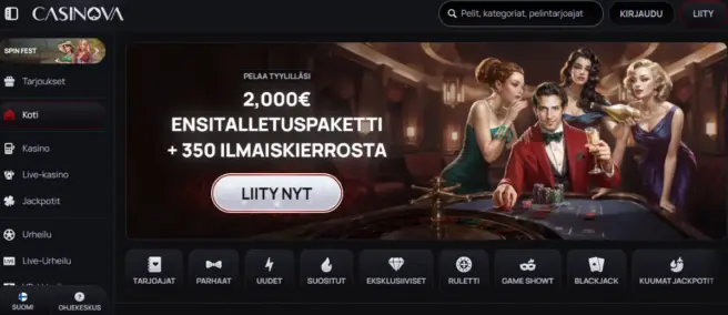 casinova etusivu
