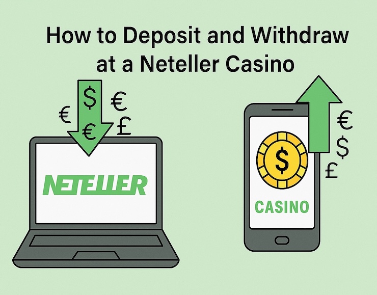 A snapshot of how to deposit and withdraw at neteller casinos