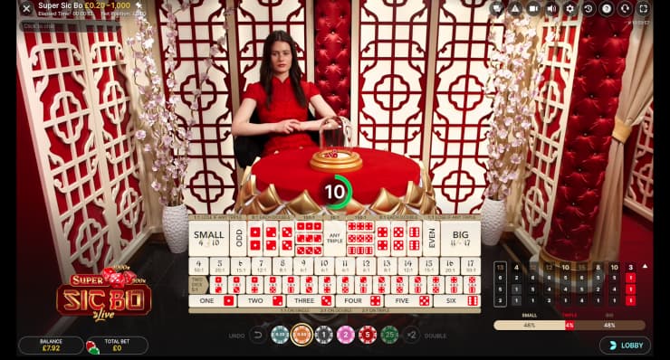 live casino sic bo
